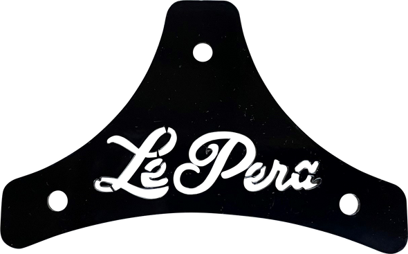 Le Pera Sissy Bar Plate Dead End Scroll Black Softail 2018-2022 H-SB SCROLL Le Pera Sissy Bar Plate Dead End Scroll Black Softail 2018-2022 H-SB SCROLL