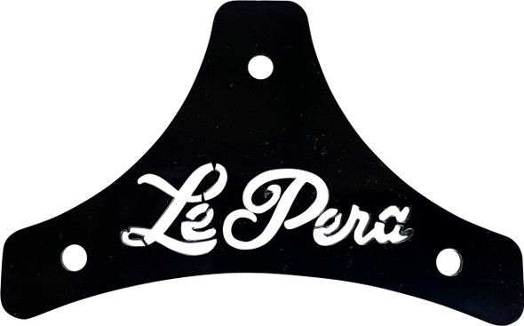 LE PERA Le Pera Sissy Bar Plate Dead End Scroll Black Softail 2018-2022 H-SB SCROLL 