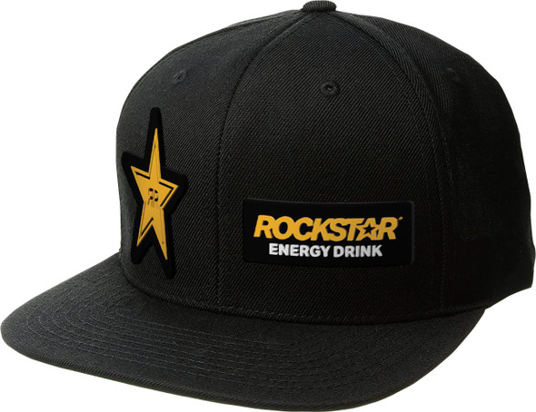  FACTORY EFFEX Rockstar Team Snapback Hat - Black 26-86620 