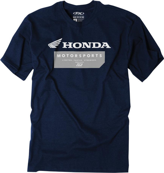  FACTORY EFFEX Honda Mission T-Shirt - Navy - Medium 26-87302 