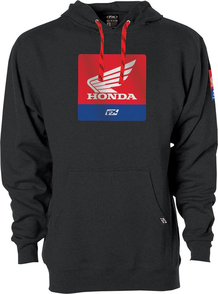  FACTORY EFFEX Honda Boxer Pullover Hoodie - Heather Charcoal - XL 26-88306 