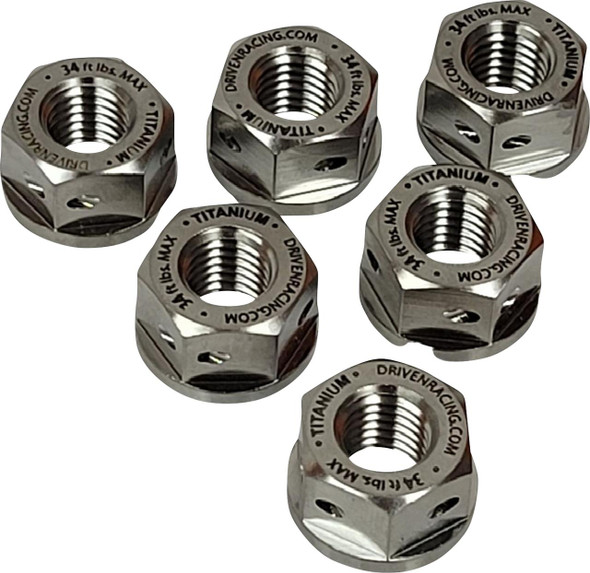  DRIVEN RACING Sprocket Nuts - Titanium DSN-TN 