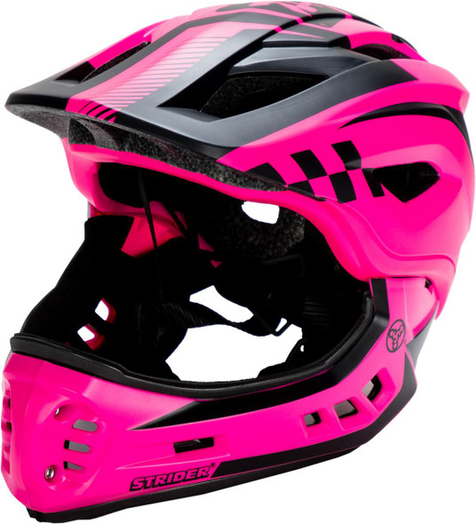  STRIDER 2-in-1 Full Face Helmet - Pink - Medium AHELMET-FFPK-MD 