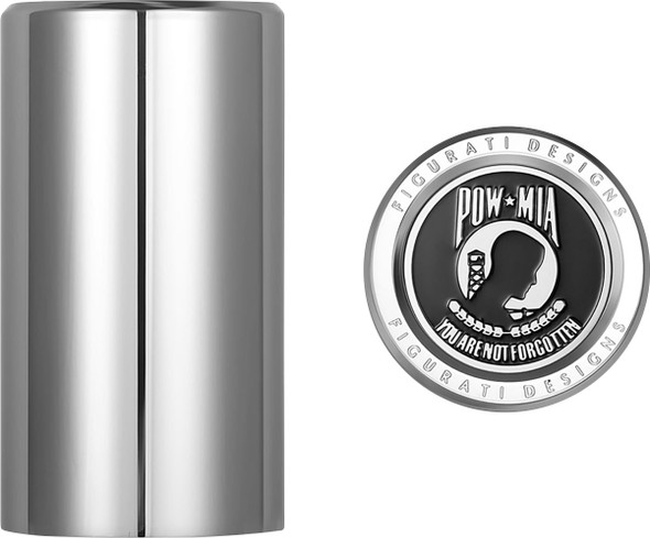  FIGURATI DESIGNS Docking Hardware Covers - POW MIA - Long - Stainless Steel FD50-DC-2545-SS 