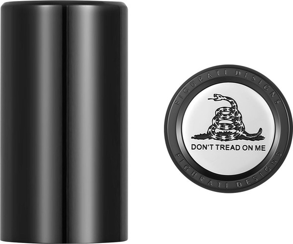  FIGURATI DESIGNS Docking Hardware Covers - Don't Tread On Me - Long - Black FD40-DC-2545-BK 