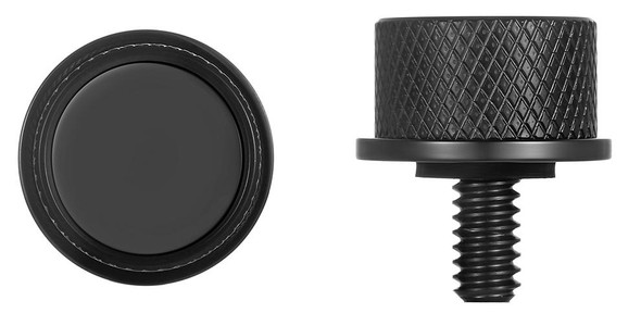  FIGURATI DESIGNS Seat Mounting Knob - Black - Smooth FD65-SEAT KN-BK 