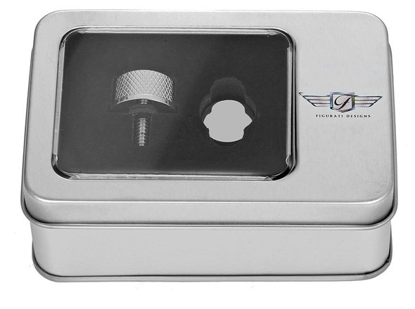  FIGURATI DESIGNS Seat Mounting Knob - Stainless Steel - Smooth FD60-SEAT KN-SS 