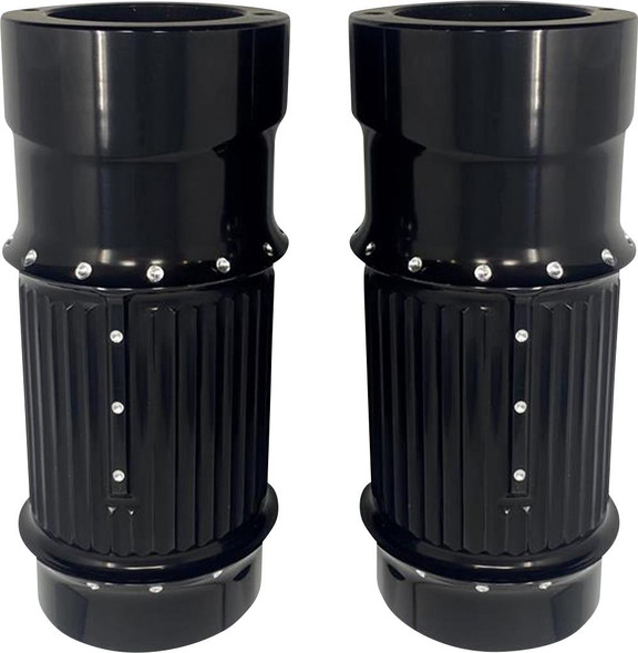  COVINGTONS Fork Leg Bells - Black - Fat - Dimpled C1116-B 