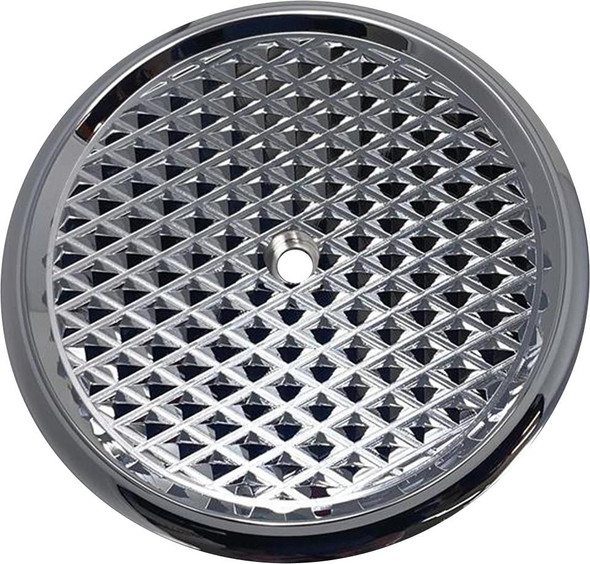  COVINGTONS Air Cleaner Cover Insert - Diamondback - Chrome C3017-C 