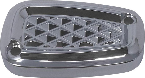  COVINGTONS Rear Master Cylinder Cover - Diamondback - Chrome C3059-C 