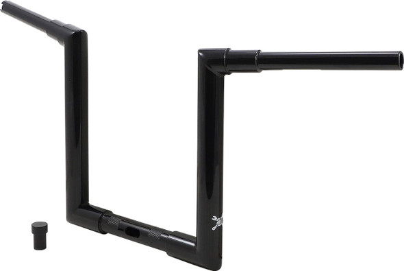  BURLY BRAND Handlebar - Jason - 12" - Black B12-6090B 