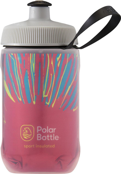  POLAR BOTTLE Kids Sport Insulated Bottle - Fireworks - Engine Red - 12 oz INS12OZ03 
