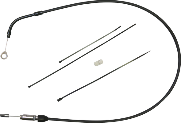 DRAG SPECIALTIES Quick Connect Clutch Cable - Upper - Bent Tube - 49" - Black/Black 6323510HE DRAG SPECIALTIES Quick Connect Clutch Cable - Upper - Bent Tube - 49" - Black/Black 6323510HE