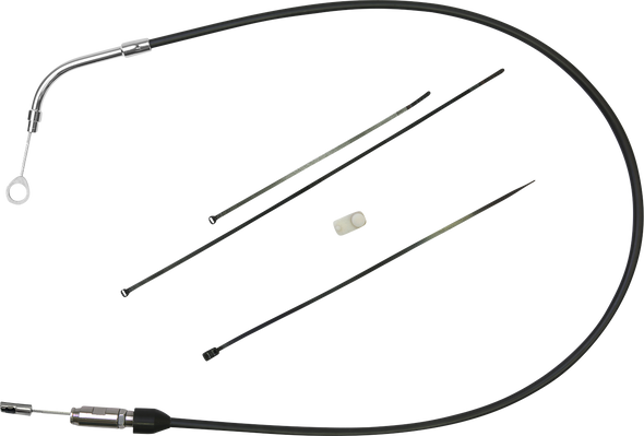 DRAG SPECIALTIES Quick Connect Clutch Cable - Upper - 47" - Black/Chrome 4323508HE DRAG SPECIALTIES Quick Connect Clutch Cable - Upper - 47" - Black/Chrome 4323508HE