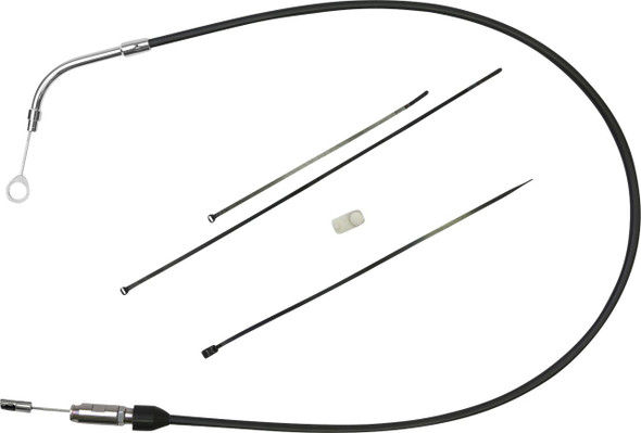  DRAG SPECIALTIES Quick Connect Clutch Cable - Upper - 45" - Black/Chrome 4323506HE 