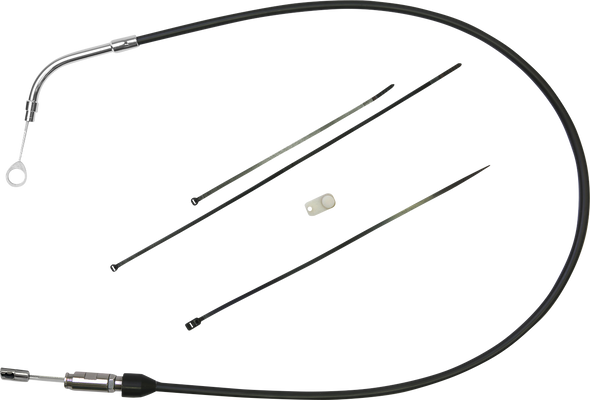 DRAG SPECIALTIES Quick Connect Clutch Cable - Upper - 41" - Black/Chrome 4323502HE DRAG SPECIALTIES Quick Connect Clutch Cable - Upper - 41" - Black/Chrome 4323502HE