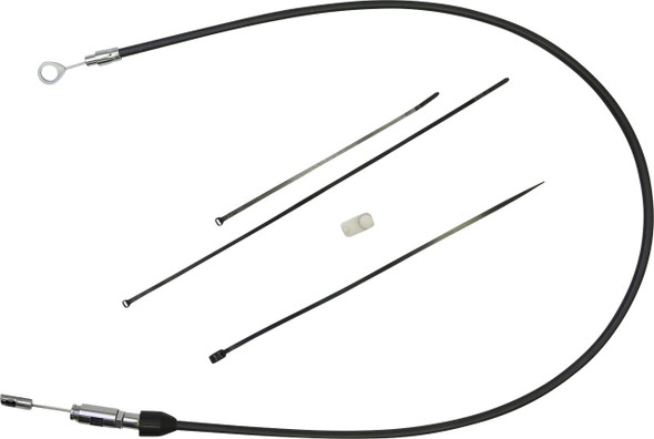  DRAG SPECIALTIES Quick Connect Clutch Cable - Upper - 34" - Black/Chrome 4323400HE 