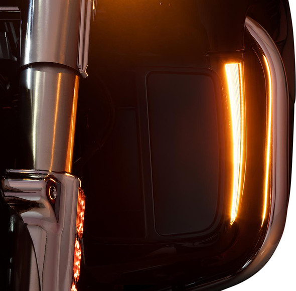  CIRO Lower Fairing Lights - Black 45801 