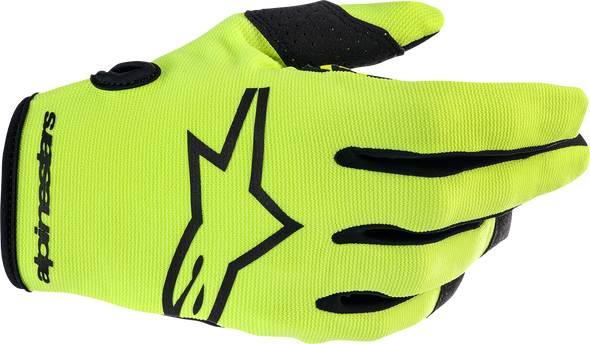ALPINESTARS Youth Radar Gloves - Fluo Yellow/Black - 2XS 3541823-551-2XS