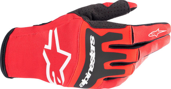  ALPINESTARS Techstar Gloves - Warm Red/Black - Small 3561023-3110-S 