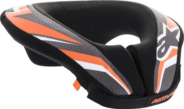  ALPINESTARS Youth Sequence Neck Roll - Black/Anthracite/Orange - S/M 6741018-148-SM 