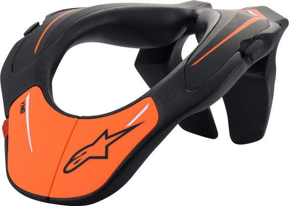  ALPINESTARS Youth Neck Support - Black/Orange - One Size 6540118-14-OS 