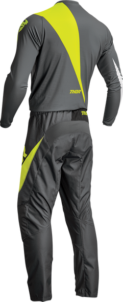 THOR Sector Edge Jersey - Gray/Acid - Small 2910-7139