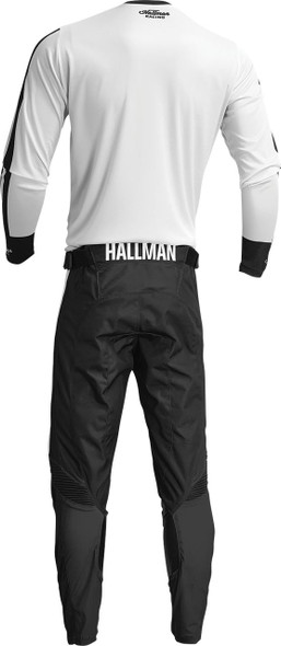  THOR Hallman Differ Roosted Jersey - White/Black - Small 2910-7115 