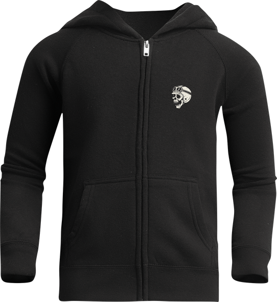 THOR Youth Mindless Zip-Up Fleece Sweatshirt - Black - Medium 3052-0662