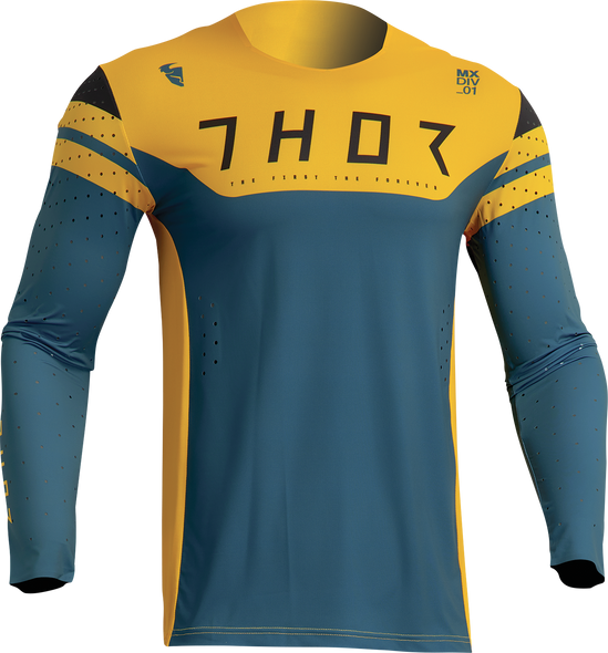 THOR Prime Rival Jersey - Teal/Yellow - Medium 2910-7028