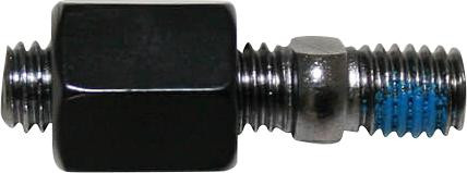  HIGHSIDER Mirror Adapter - Black - M8 x 1.25 304-045 