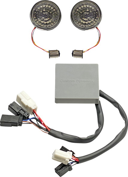 CUSTOM DYNAMICS Solid Amber Turn, Red Run/Brake w/ Brake Strobe for Sportster CD-STS-BCMXL CUSTOM DYNAMICS Solid Amber Turn, Red Run/Brake w/ Brake Strobe for Sportster CD-STS-BCMXL