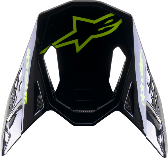 ALPINESTARS Supertech M8 Visor - Radium 2 - Gloss Blue/White 8981523-9702