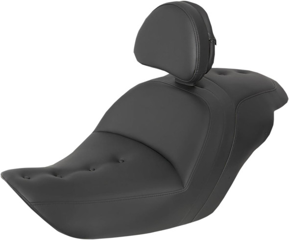  SADDLEMEN Roadsofa* Pillow Top Seat - With Backrest - Black H23-20-181BR 