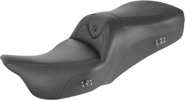  SADDLEMEN Heated RoadSofa* Seat - Without Backrest - Black W/Black Stitching 897-06-187HCT 