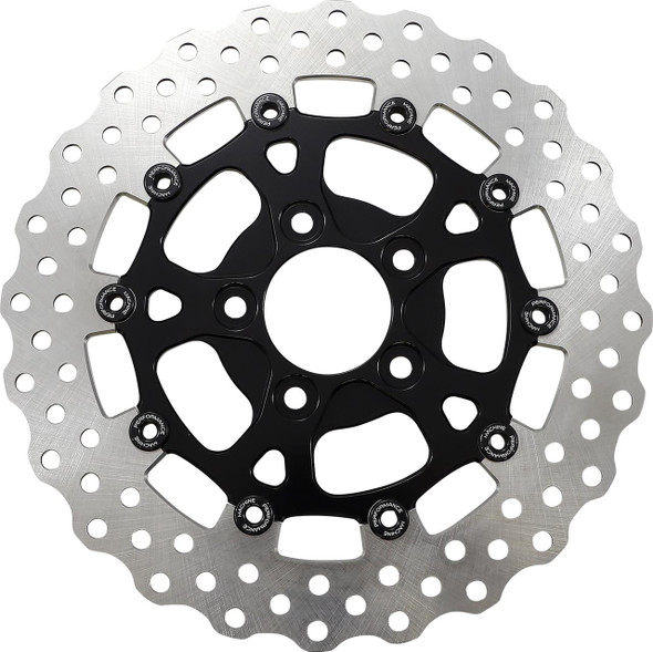  PERFORMANCE MACHINE (PM) Dominator Rotor - Rear - 11.5" - Black 0133-1536S-B 