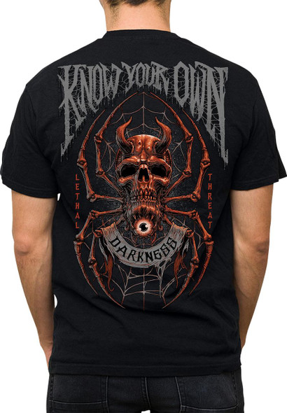  LETHAL THREAT Know Your Darkness T-Shirt - Black - 4XL LT20902-4XL 