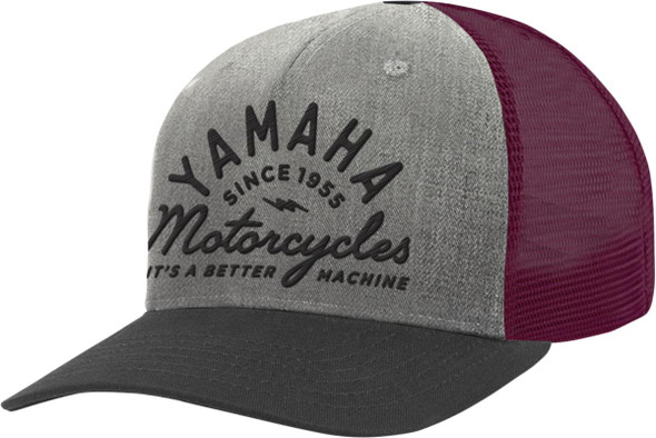  YAMAHA APPAREL Yamaha Wool Hat - Gray/Maroon NP21A-H3247 
