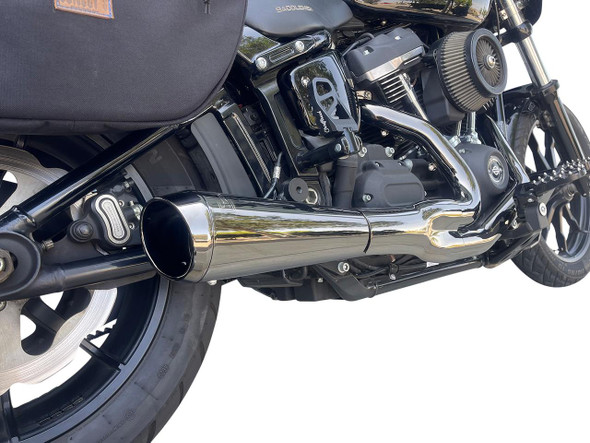  BASSANI XHAUST Slash-Cut End Cap BESMS2MC 