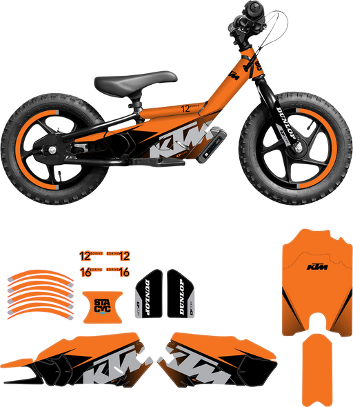 D'COR VISUALS STACYC* Stability Cycle Graphic Kit - 12" & 16" - KTM 10-80-205
