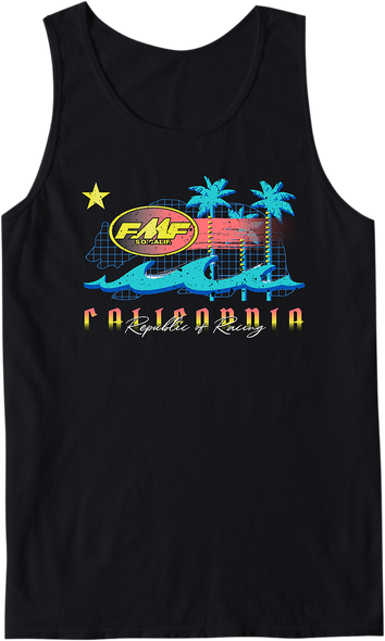 FMF Wavy Tank Shirt - Black - 2XL SU22123900BK2X
