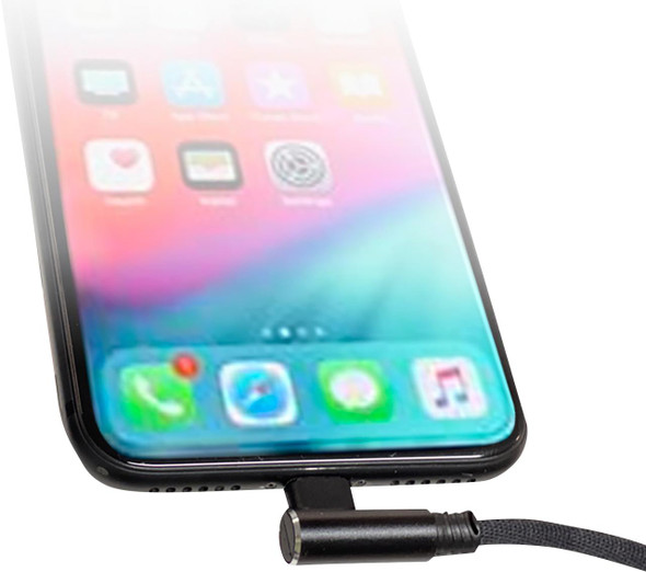  RIDEPOWER 90 USB to 90 Lightning Cable - Charger - Single-End - 18" RP90DEGUSBLHT18 