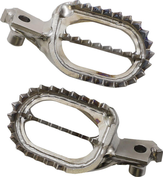  MOOSE RACING Titanium Footpegs - Suzuki 50610-SPTF-00S 