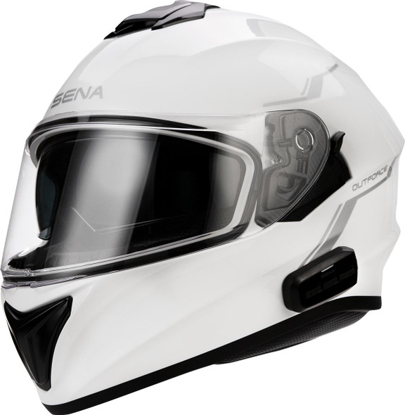  SENA OutForce Helmet - Glossy White - XL OUTFORCE-GW0XL 