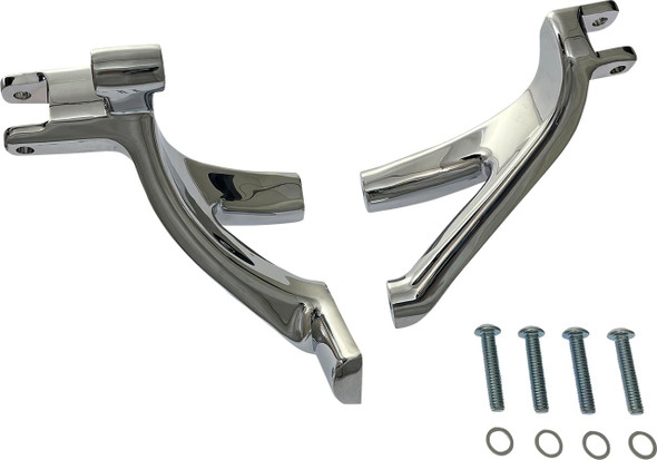  DRAG SPECIALTIES Forward Control Mount - Chrome - FL/FX D35-0224C-1 