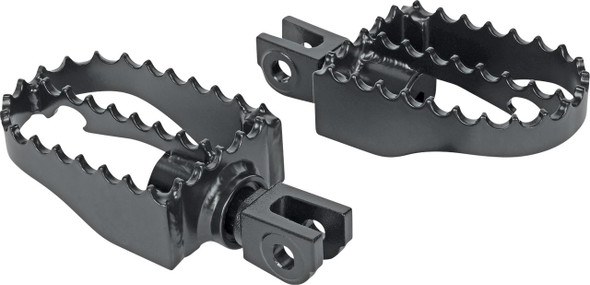  BURLY BRAND MX Footpegs - Driver - Black B13-1200B 