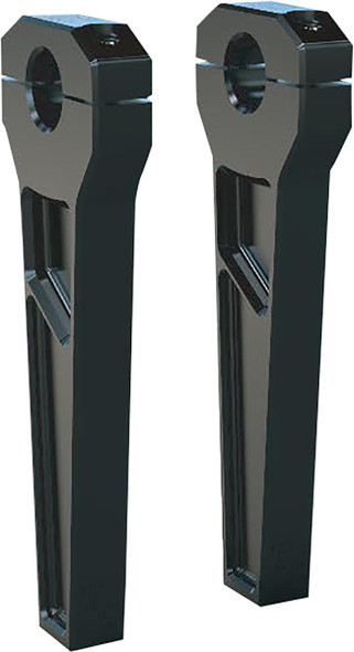  TODD'S CYCLE Risers - 1" Clamping - 8" Rise - Black TD-R11-08B 