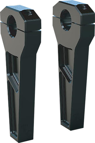  TODD'S CYCLE Risers - 1" Clamping - 6" Rise - Black TD-R11-06B 