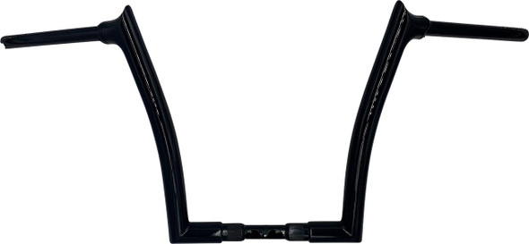  FAT BAGGERS INC. 1-1/2" EZ Install Pointed Top Handlebar - 14" - Black 816014-B 