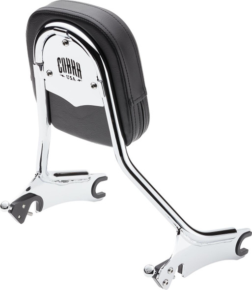  COBRA Backrest - Tall - Chrome - Chieftain 502-2005 